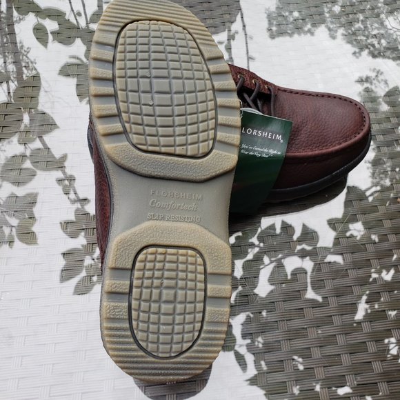 BRAND NEW: MENS FLORSHEIMWORK EUROCASUAL OXFORD W/ STEEL TOE - SIZE 9.5M - Picture 6 of 8